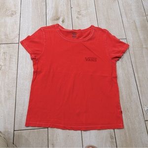 NWOT Vans Size Small Coral Womens Tee